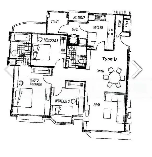 3 Bed Condo for Rent in  The Balmoral Spring - Image 6