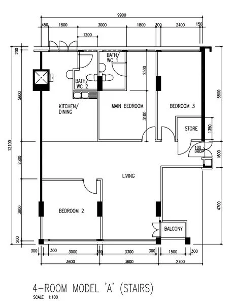 4 Room (4A) HDB for Sale in 127 Pasir Ris Street 11 - Image 12