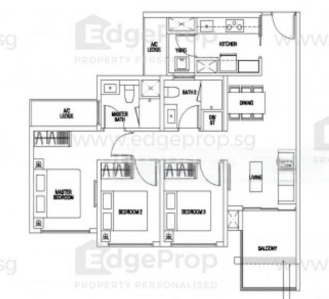 3 Bed Executive Condo for Rent in  The Brownstone - Image 10