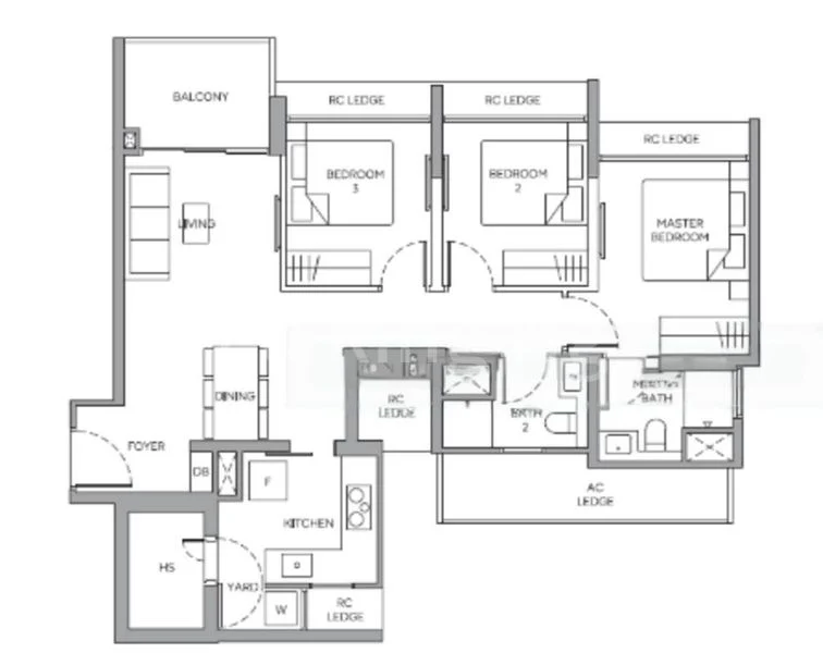 3 Bed Executive Condo for Sale in  Otto Place - Image 4