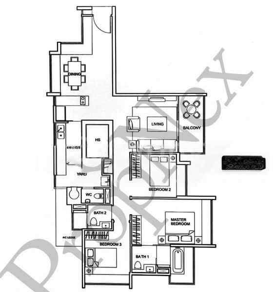 3 Bed Condo for Rent in One Amber - Image 19