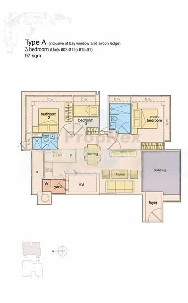 3 Bed Condo for Rent in  De Centurion - Image 5