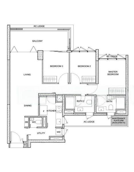 3 Bed Condo for Rent in  One Holland Village Residences / One Holland Village - Image 19