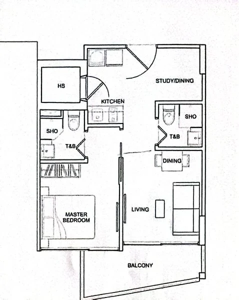 1 Bed Apartment (Condo) for Rent in  Guillemard Suites - Image 5