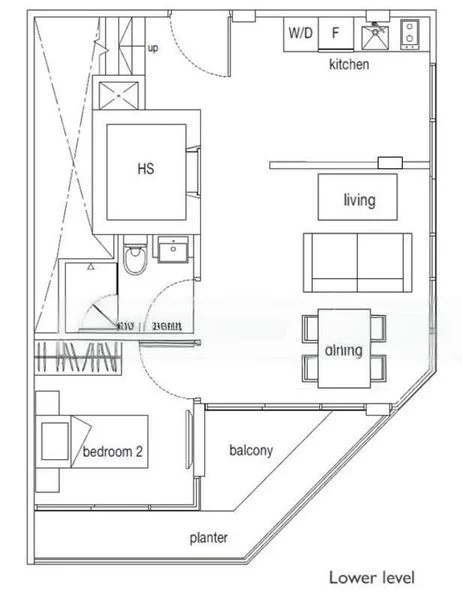 2 Bed Condo for Rent in  Loft @ Nathan - Image 8