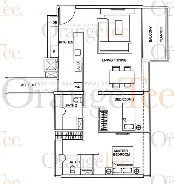 2 Bed Apartment (Condo) for Sale in One-North Residences - Image 5