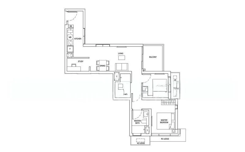 2 Bed Condo for Rent in  Newport Residences / Newport Tower - Image 7