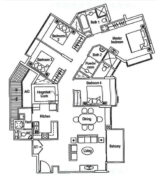 4 Bed Apartment (Condo) for Sale in  The Warren - Image 14