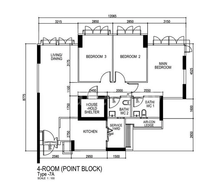 4 Room (4A) HDB for Rent in  414B Fernvale Link - Image 13