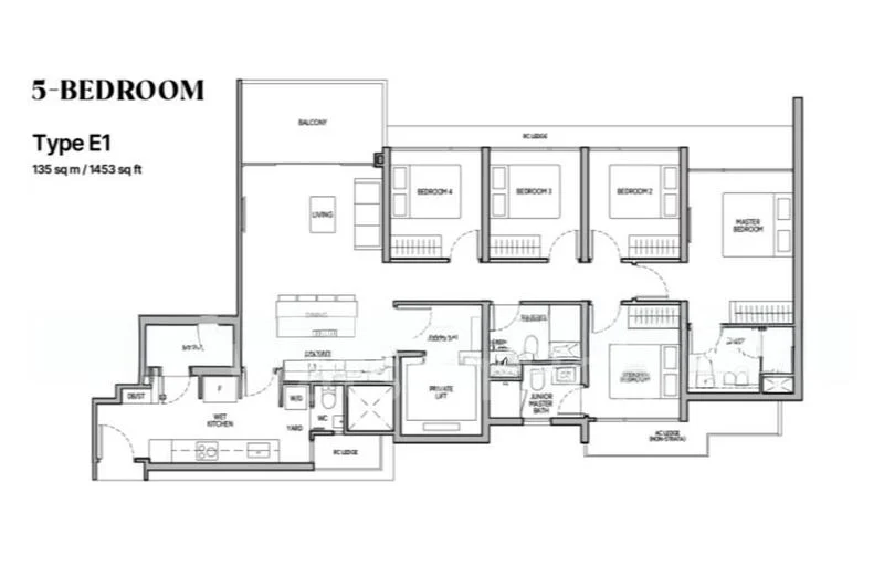 5 Bed Condo for Sale in  The Orie - Image 11