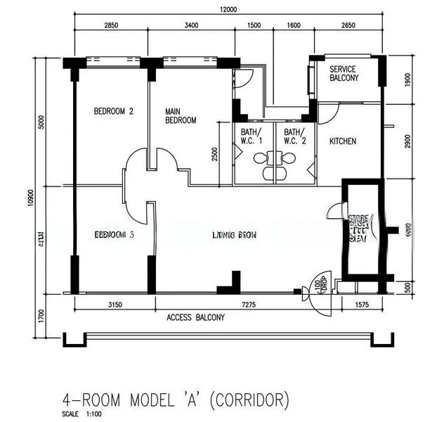 4 Room (4A) HDB for Sale in  954 Hougang Avenue 9 - Image 10