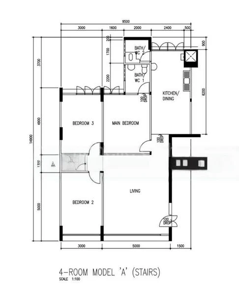 4 Room (4A) HDB for Sale in  412 Jurong West Street 42 - Image 16
