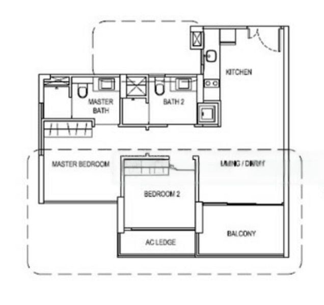2 Bed Condo for Rent in  J Gateway - Image 5
