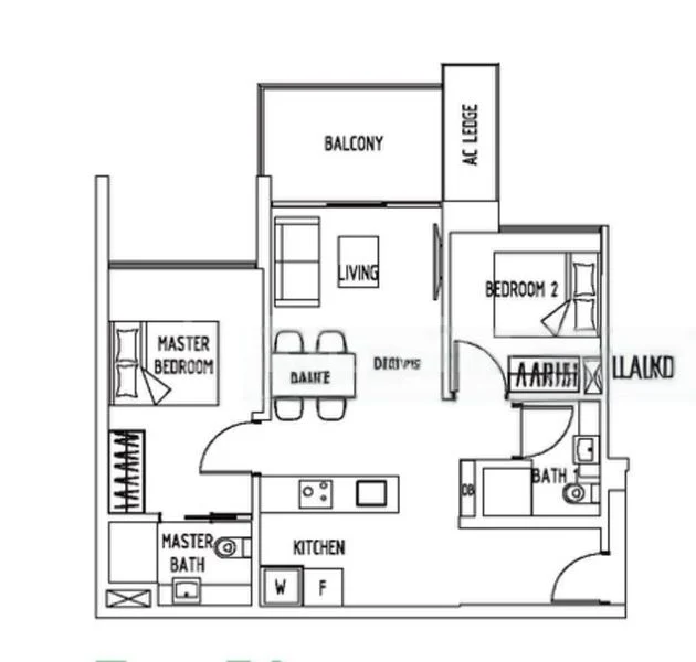 2 Bed Condo for Rent in  The Lakefront Residences - Image 8