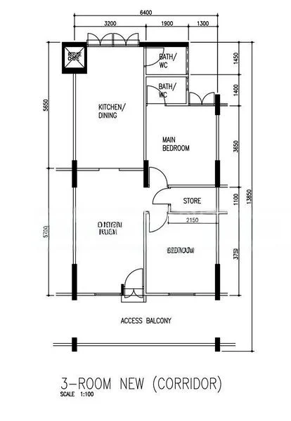 3 Room (3NG) HDB for Sale in  376 Clementi Avenue 4 - Image 7