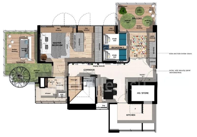 2 Bed Apartment (Condo) for Rent in  Shelford 23 - Image 7