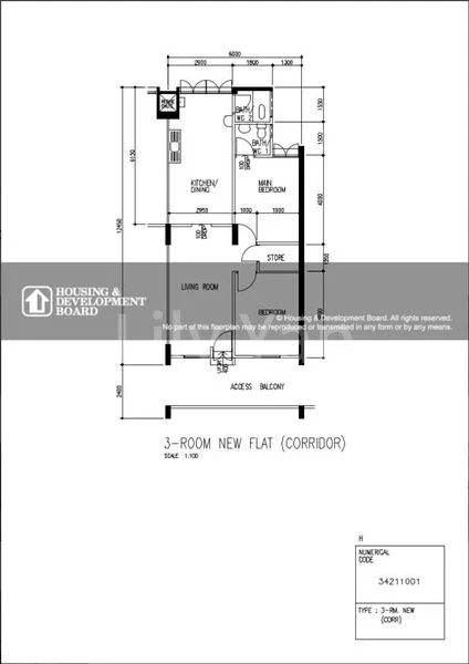 3 Room (3NG) HDB for Sale in  703 West Coast Road - Image 10