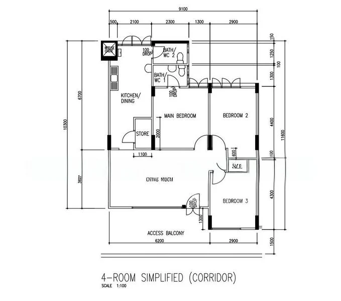 4 Room (4S) HDB for Sale in  289 Yishun Avenue 6 - Image 10