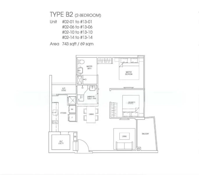 2 Bed Condo for Rent in  Skies Miltonia - Image 13