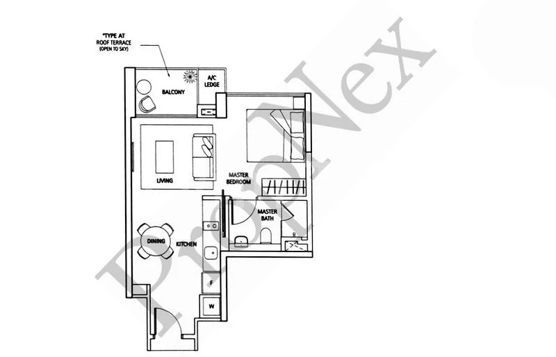 1 Bed Condo for Sale in  Waterbank At Dakota - Image 4