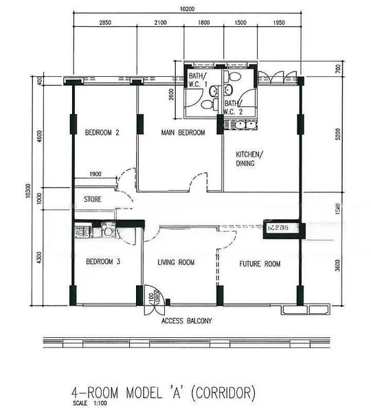 Master Room (HDB) for Rent in  178 Lompang Road - Image 5