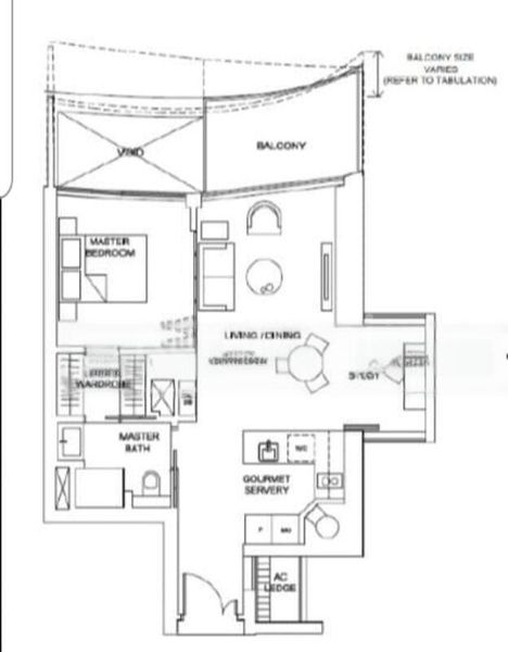 1+1 Bed Condo for Rent in  Marina One Residences - Image 18