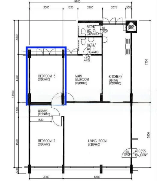 Common Room (HDB) for Rent in  764 Yishun Street 72 - Image 11