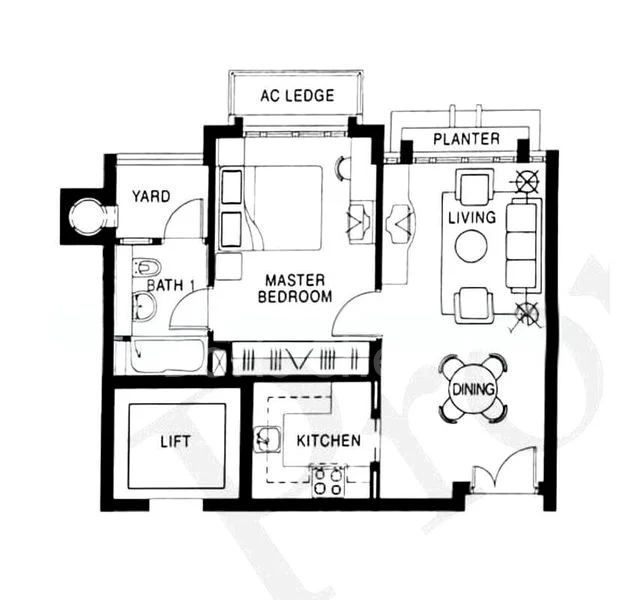 1 Bed Condo for Sale in  St. Martin Residence - Image 7