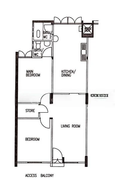 3 Room (3NG) HDB for Sale in  523 Ang Mo Kio Avenue 5 - Image 7