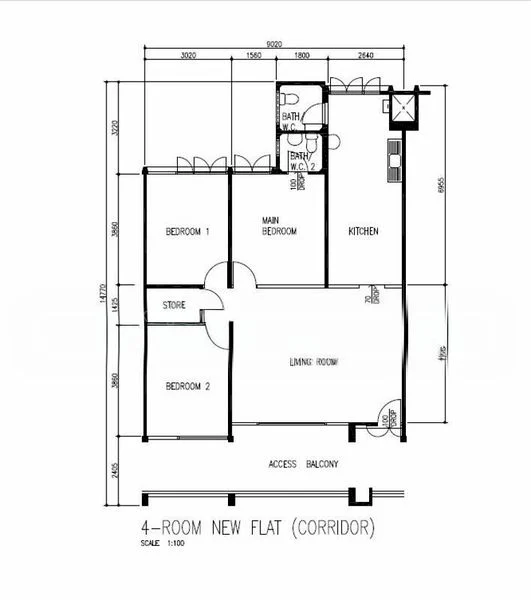 4 Room (4NG) HDB for Sale in  313 Bukit Batok Street 32 - Image 14