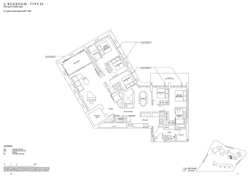 5 Bed Condo for Sale in The Reserve Residences / Bukit V - Image 6