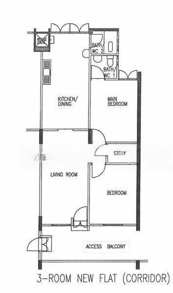 3 Room (3NG) HDB for Sale in  101 Aljunied Crescent - Image 12