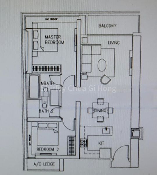 2 Bed Condo for Rent in  Marina Bay Residences - Image 16