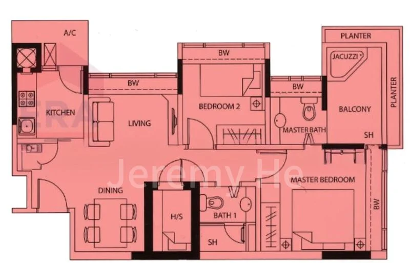 2 Bed Apartment (Condo) for Rent in  3 @ Sandilands - Image 5