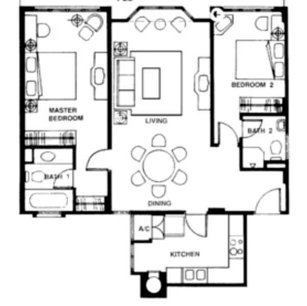 2 Bed Condo for Rent in  Euro-Asia Park - Image 14