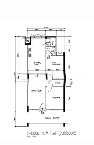3 Room (3NG) HDB for Sale in  213 Ang Mo Kio Avenue 3 - Image 9