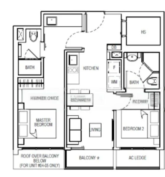 2 Bed Apartment (Condo) for Rent in  The Rise @ Oxley - Image 11