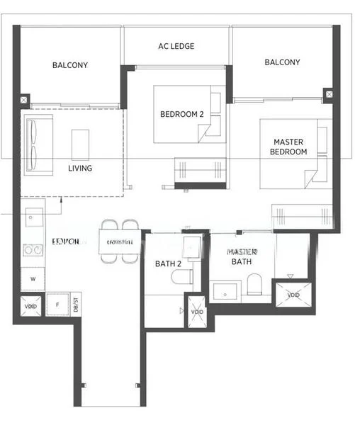 2 Bed Condo for Rent in  Parc Esta - Image 8