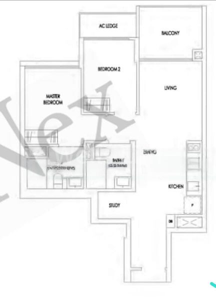 2 Bed Condo for Sale in  Treasure at Tampines - Image 17