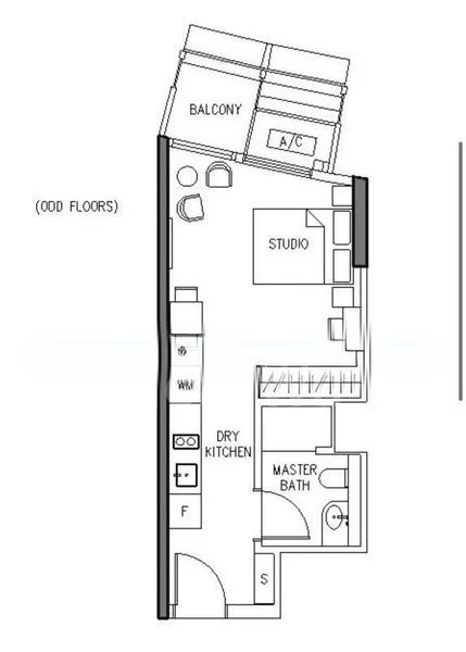 Studio Condo for Rent in  Duo Residences / Duo Tower/Duo  Galleria - Image 7