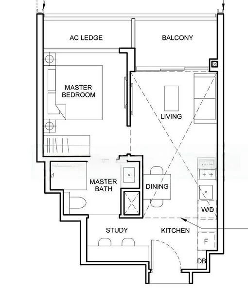 1 Bed Condo for Rent in Forett@Bukit Timah - Image 14