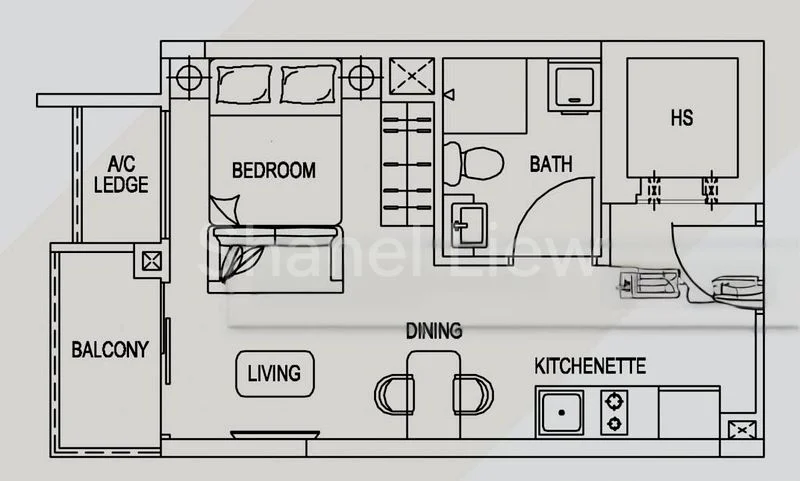 Studio Condo for Rent in  Suites @ Paya Lebar - Image 15