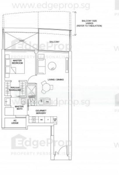 1 Bed Condo for Rent in  Marina One/ The Heart - Image 6