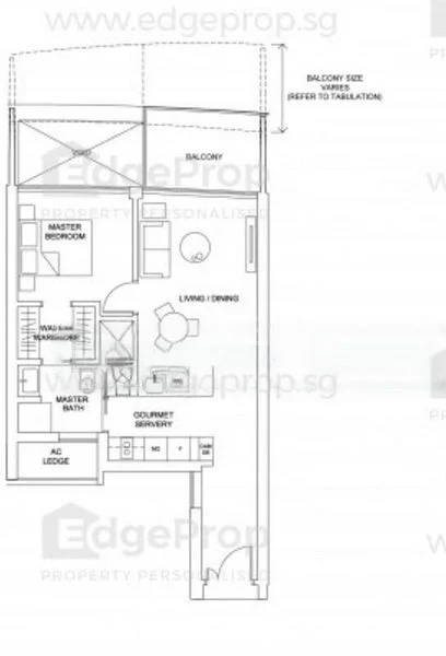 1 Bed Condo for Rent in  Marina One/ The Heart - Image 8