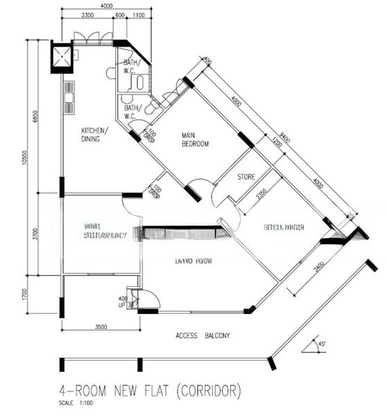 4 Room (4NG) HDB for Rent in  610 Ang Mo Kio Avenue 4 - Image 9