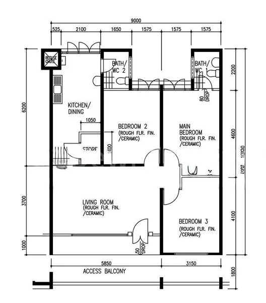 4 Room (4S) HDB for Rent in  169 Bedok South Avenue 3 - Image 13