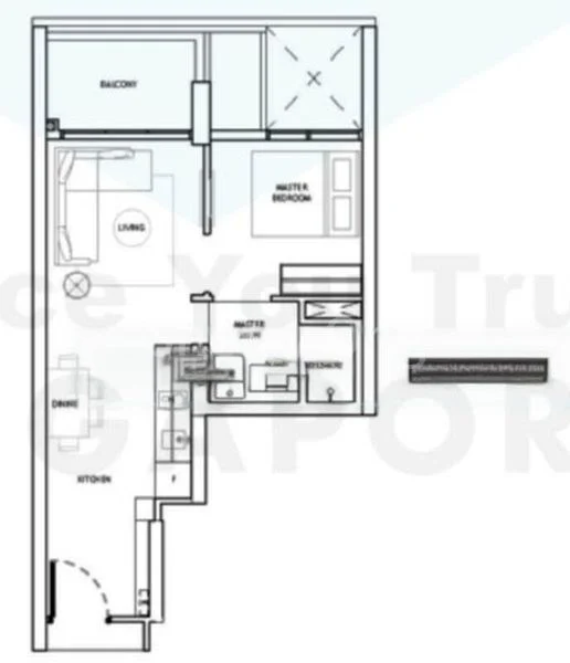1 Bed Condo for Sale in  The Landmark - Image 4