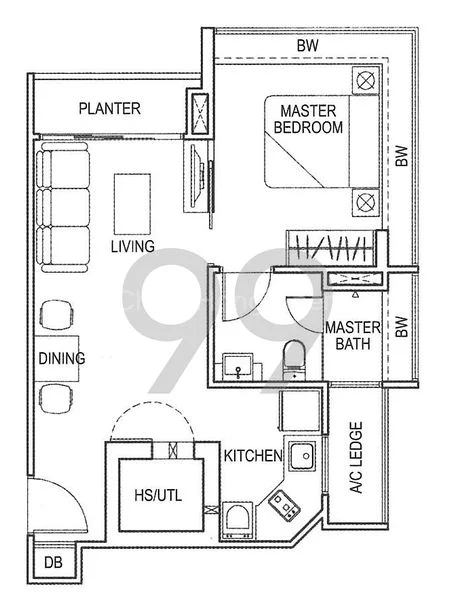 1 Bed Apartment (Condo) for Rent in  The Amarelle - Image 17