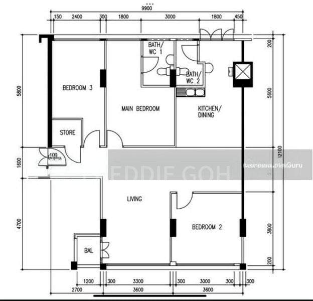 4 Room (4I) HDB for Sale in  187 Bukit Batok West Avenue 6 - Image 10