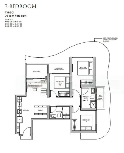 3 Bed Condo for Sale in  Zyon Grand - Image 20